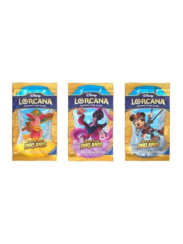 Disney Lorcana: Sobre sellado de 12 cartas Into the Inklands (Inglés)