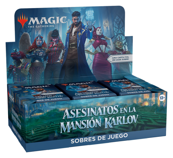 MTG: Asesinatos en la Mansión Karlov - Caja de 36 sobres de juego (Inglés / Español)