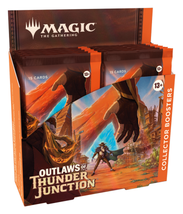 MTG: Forajidos de Cruce de Truenos - Caja de 12 sobres de coleccionista (Inglés) - Imagen 2