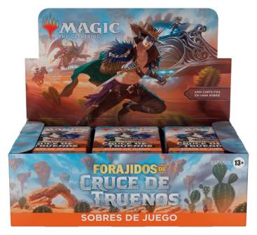 MTG: Forajidos de Cruce de Truenos - Caja de 36 sobres de juego (Inglés / Español)