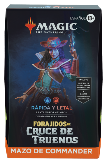 MTG: Forajidos de Cruce de Truenos - Mazo de Commander (4 versiones - Inglés / Español) - Imagen 5