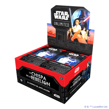 Star Wars: La Chispa de la Rebelión / Spark of Rebellion - Caja de 24 sobres de juego (Inglés / Español)