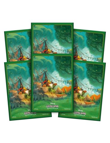 Disney Lorcana: Pack 65 fundas oficiales Into the Inklands - Robin Hood - Imagen 2