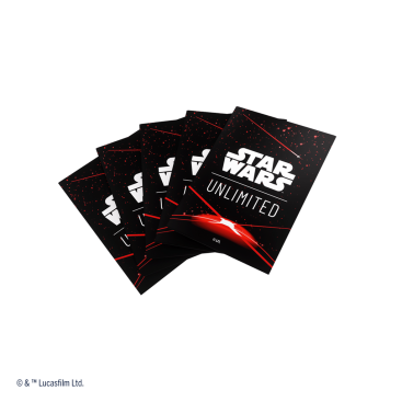 Star Wars Unlimited: Paquete de 60 fundas oficiales Space Red - Imagen 2