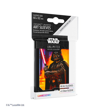 Star Wars Unlimited: Paquete de 60 fundas oficiales Darth Vader