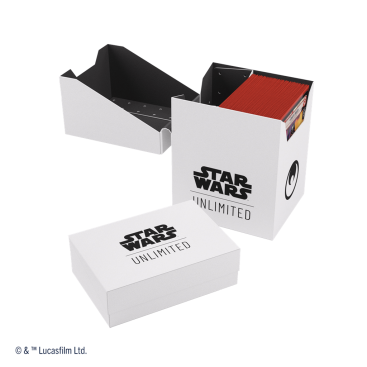 Star Wars Unlimited: Caja de mazos oficial / Soft crate (Blanco) - Imagen 2