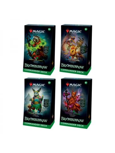 MTG: Bloomburrow - Caja de 4 mazos Commander (Inglés / Español)