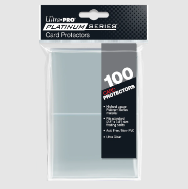 Paquete 100 fundas Ultra Pro Platinum Series (Paquete de 100)