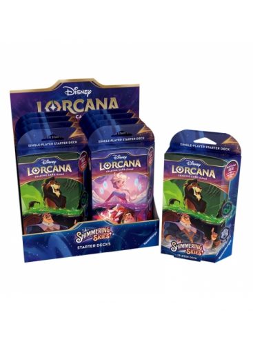 Disney Lorcana: Baraja de juego Shimmering Skies (2 Versiones a elegir - Inglés)