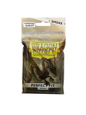 Paquete 100 fundas Dragon Shield Perfect Fit (Smoke)