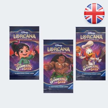 Disney Lorcana: Sobre sellado de 12 cartas Shimmering Skies (Inglés)