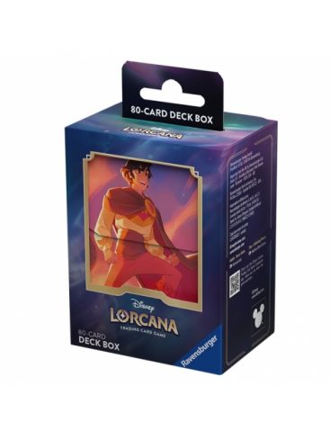 Disney Lorcana: Caja de mazo oficial Shimmering Skies - Aladdin