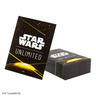 Star Wars Unlimited: Paquete de 60 fundas oficiales Space Yellow - Imagen 2