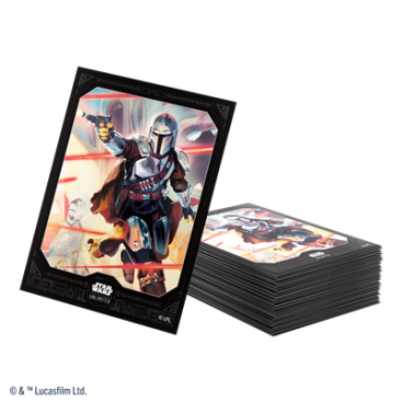 Star Wars Unlimited: Paquete de 60 fundas oficiales Mandalorian - Imagen 2