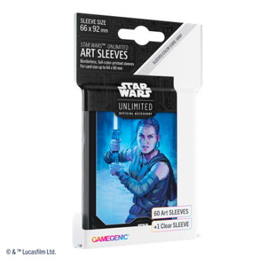 Star Wars Unlimited: Paquete de 60 fundas oficiales Rey