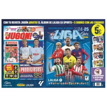 Pack Revista Jugón 209 + Pack de inicio Liga Este (Álbum + 5 sobres)