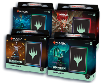 MTG: Duskmourn - Caja de 4 mazos Commander (Inglés / Español)