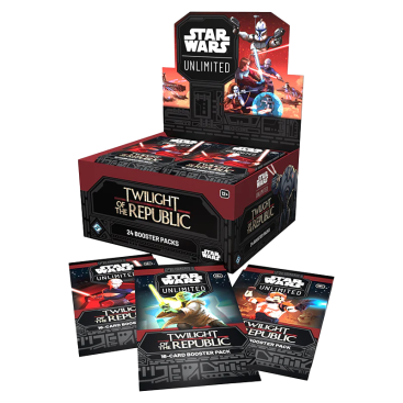 Star Wars: Ocaso de la República / Twilight of the Republic - Caja de 24 sobres de juego (Inglés / Español)