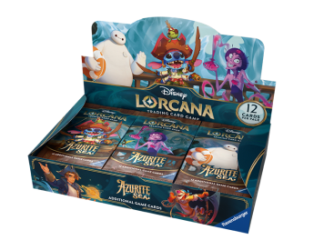 Disney Lorcana: Caja de 24 Sobres Azurite Sea (Inglés)