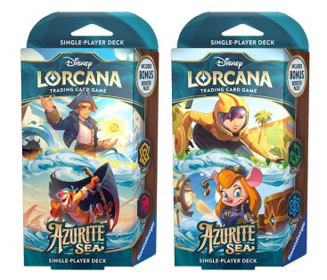 Disney Lorcana: Baraja de juego Azurite Sea (2 Versiones a elegir - Inglés)