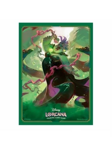 Disney Lorcana: Pack 65 fundas oficiales Archazias Island - Ursula Deceiver of All - Imagen 2