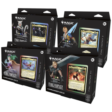 MTG: Final Fantasy - Pack de 4 mazos Commander (Inglés/Español)