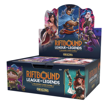Riftbound League of Legends TCG: Origins - Caja de 24 sobres / Case sellado de 6 cajas (Inglés) - PREORDER 10/10/2025