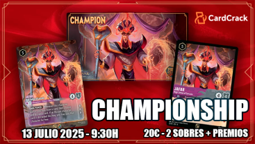 Disney Lorcana: Inscripción Reign of Jafar Championship 13/07/2025