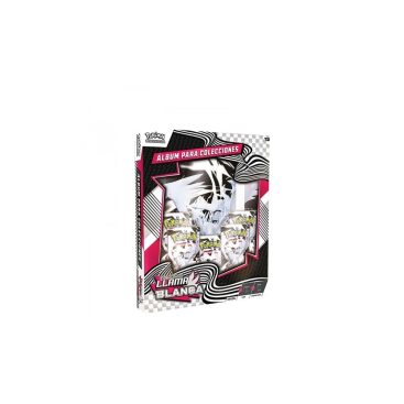 Pokémon: Colección álbum / Album collection con 5 sobres Llama Blanca (Español)