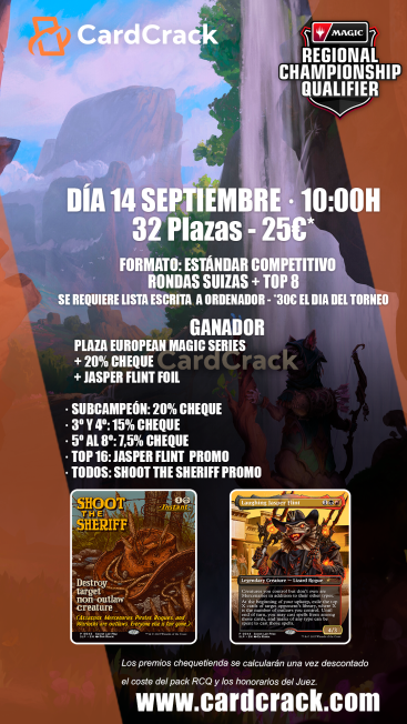 MTG Magic: Inscripción Regional Championship Qualifier (RCQ) 14/09/2025 - Estándar
