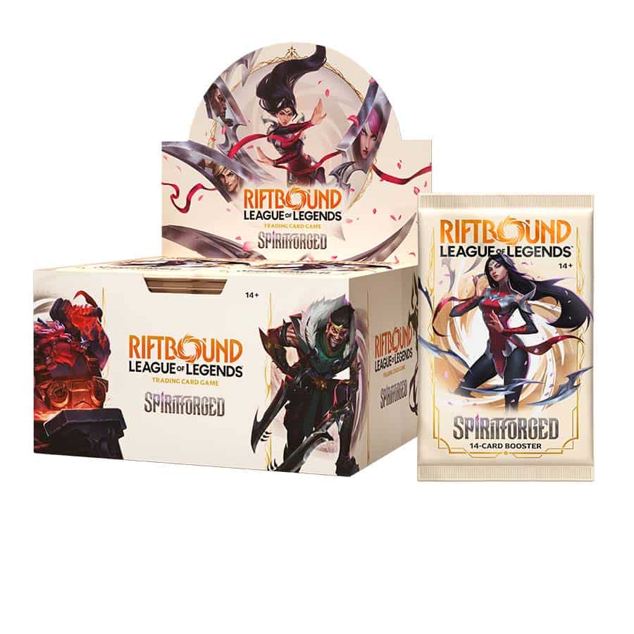 Riftbound League of Legends TCG: Spiritforged - Caja de 24 sobres / Case sellado de 6 cajas (Inglés) - RESERVA