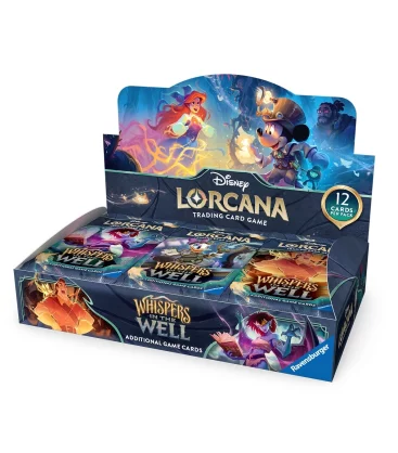 Disney Lorcana: Whispers in the Well - 4 Caja de 24 Sobres / Case sellado de 4 cajas (Inglés)