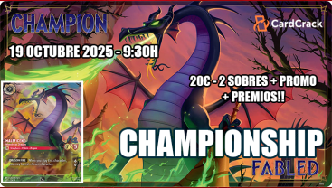 Disney Lorcana: Inscripción Fabled Championship 19/10/2025