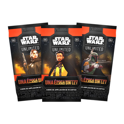 Star Wars: Una Época sin Ley / A Lawless Time - Caja de 24 sobres de juego - Case de 6 cajas (Inglés / Español) - Imagen 2