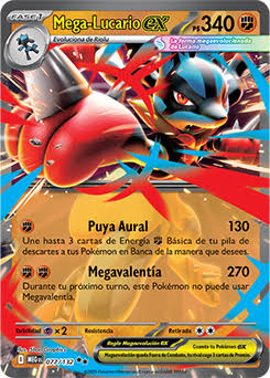 Pokémon TCG: Baraja Combate de Liga Mega Lucario EX - Imagen 2