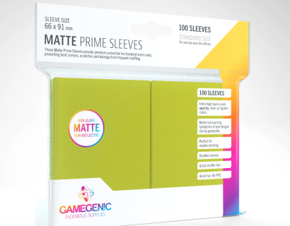 MATTE PRIME SLEEVES LIMA