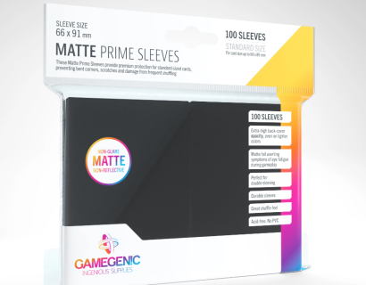 MATTE PRIME SLEEVES NEGRO