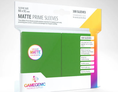 MATTE PRIME SLEEVES VERDE